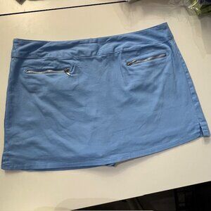 No Boundaries Women's Skort, Light Blue, Junior Size 19